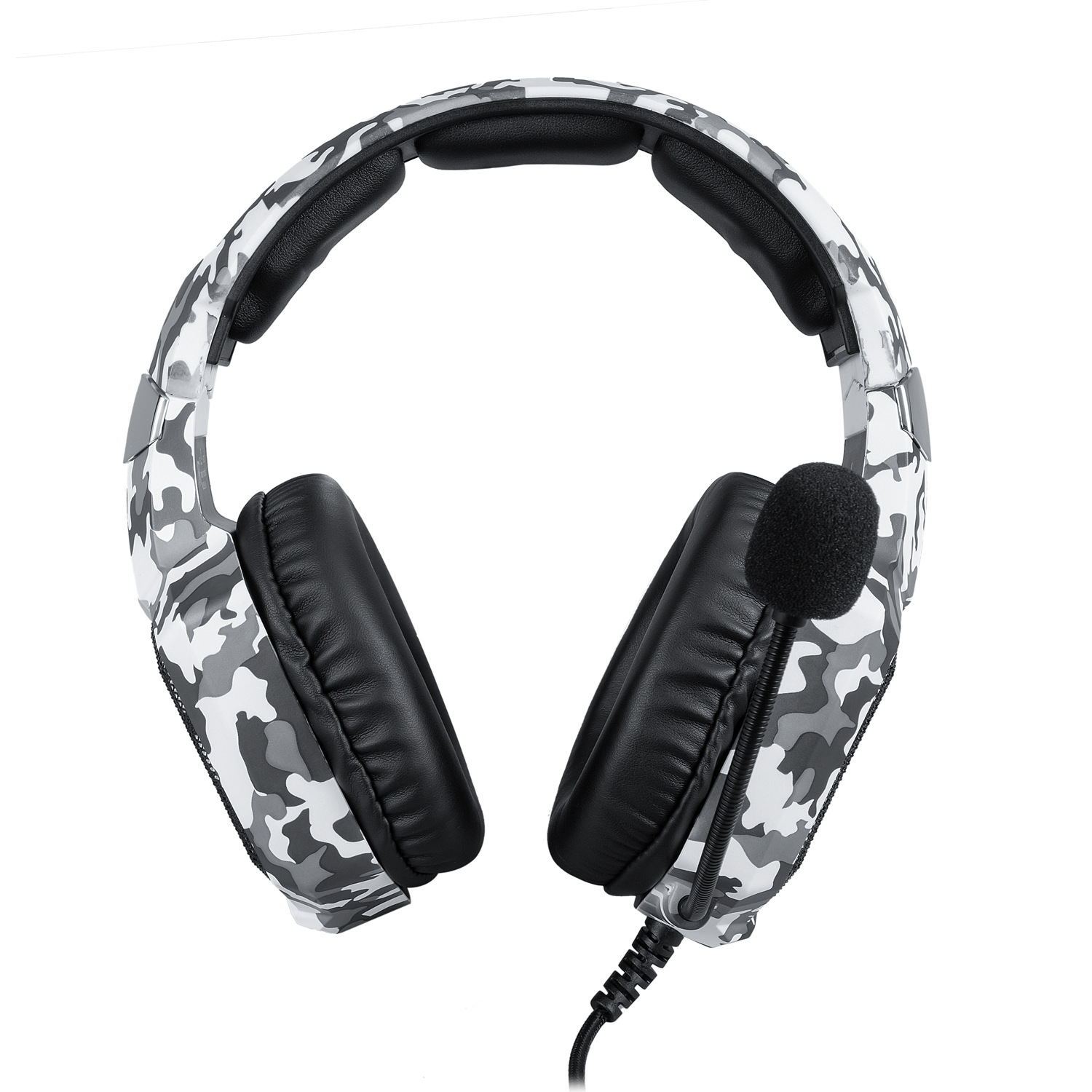 K8 Headphones - Camouflage PS4 Xbox Earphones | 3.5mm Plug